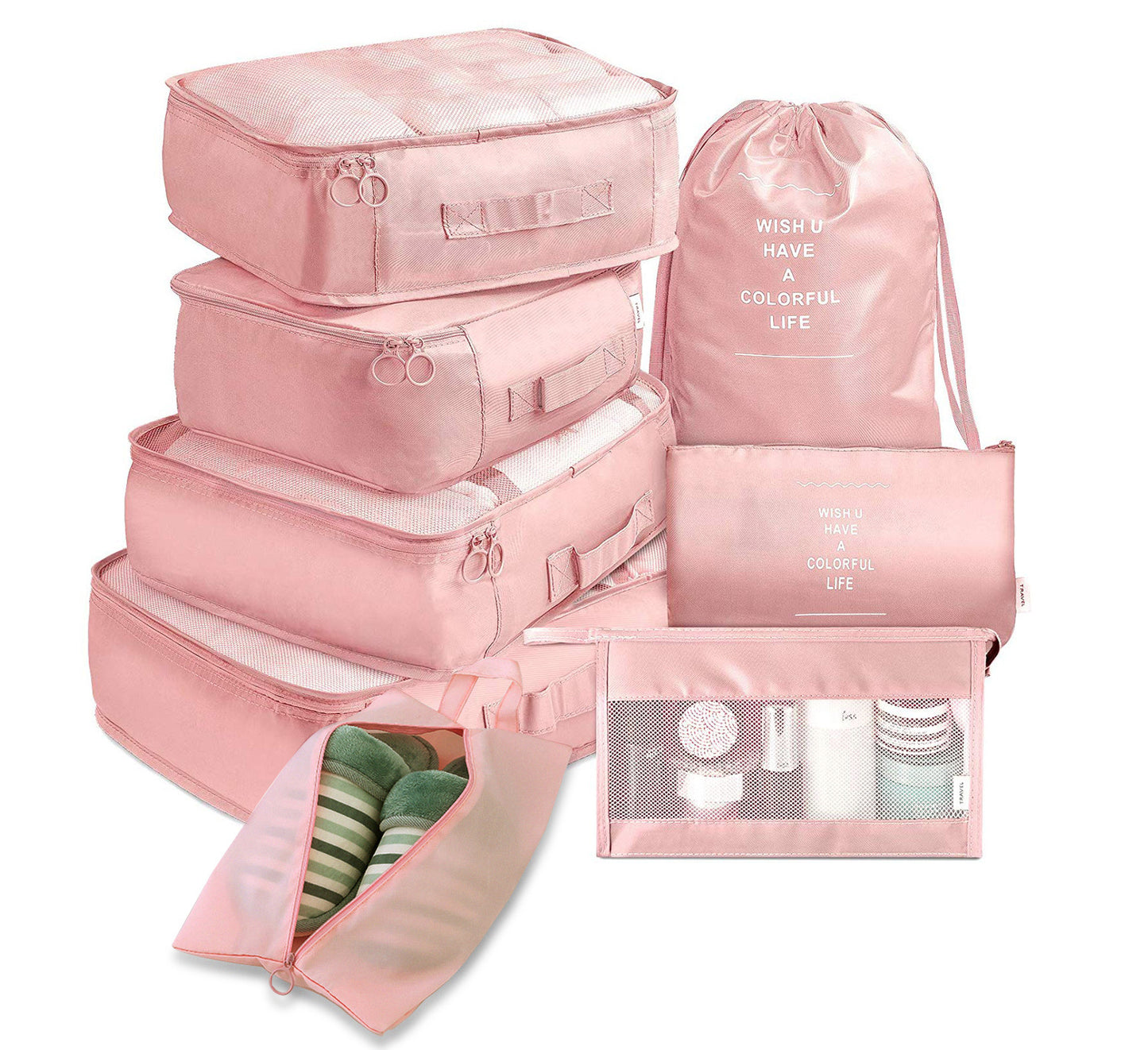 Travel cube - 8- Piece Packing Solution