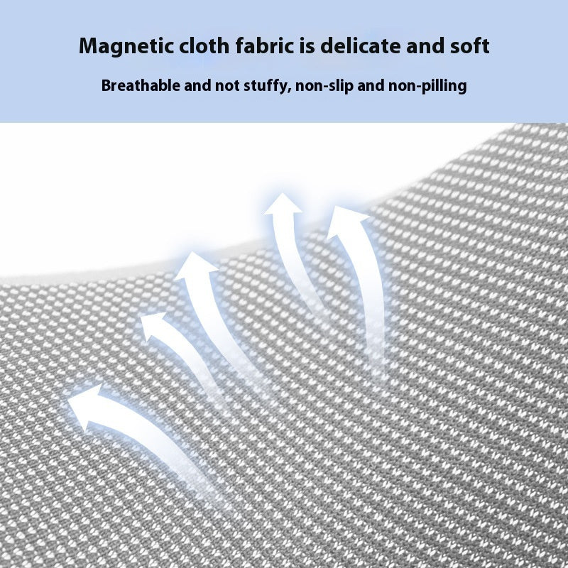 Magnetic Memory Foam Travel Pillow with Storage Bag | Volea