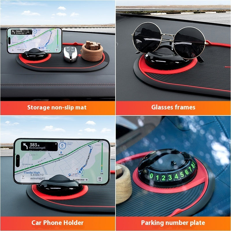 Multifunctional Four-in-one On-board Mobile Phone Skidproof Mat