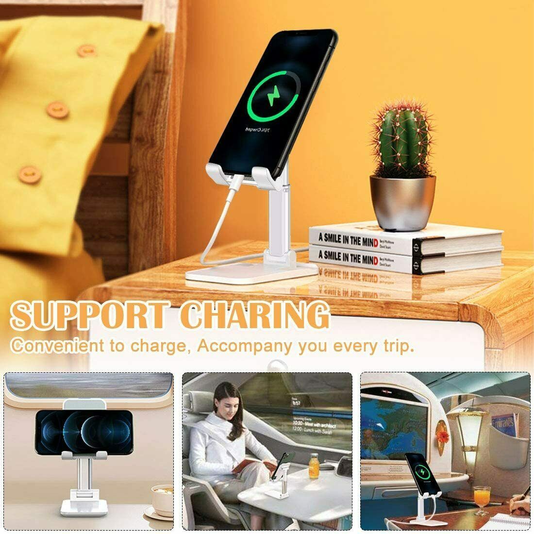 Foldable Adjustable Stand – The Perfect Holder for Your Phone or Tablet