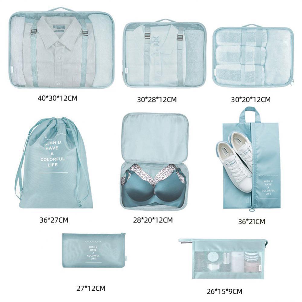 Travel cube - 8- Piece Packing Solution