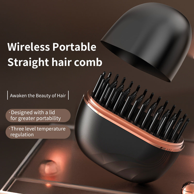 Wireless Hair Straightener Comb – Smooth Style Anytime, Anywhere