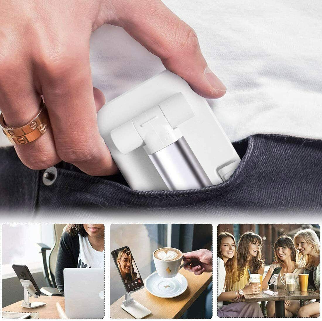 Foldable Adjustable Stand – The Perfect Holder for Your Phone or Tablet