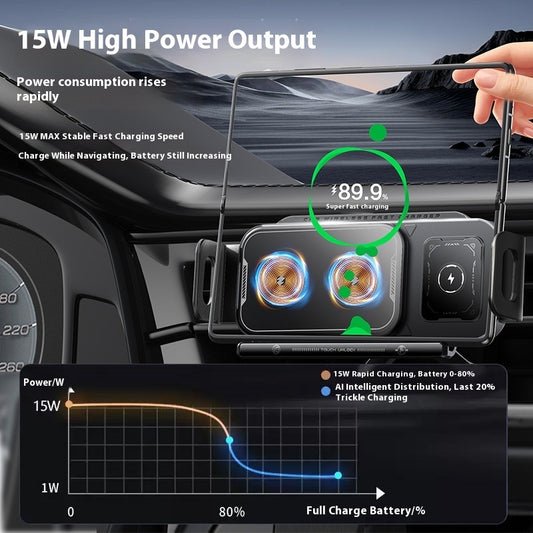 Volea 360° Foldable 15W Wireless Car Charger
