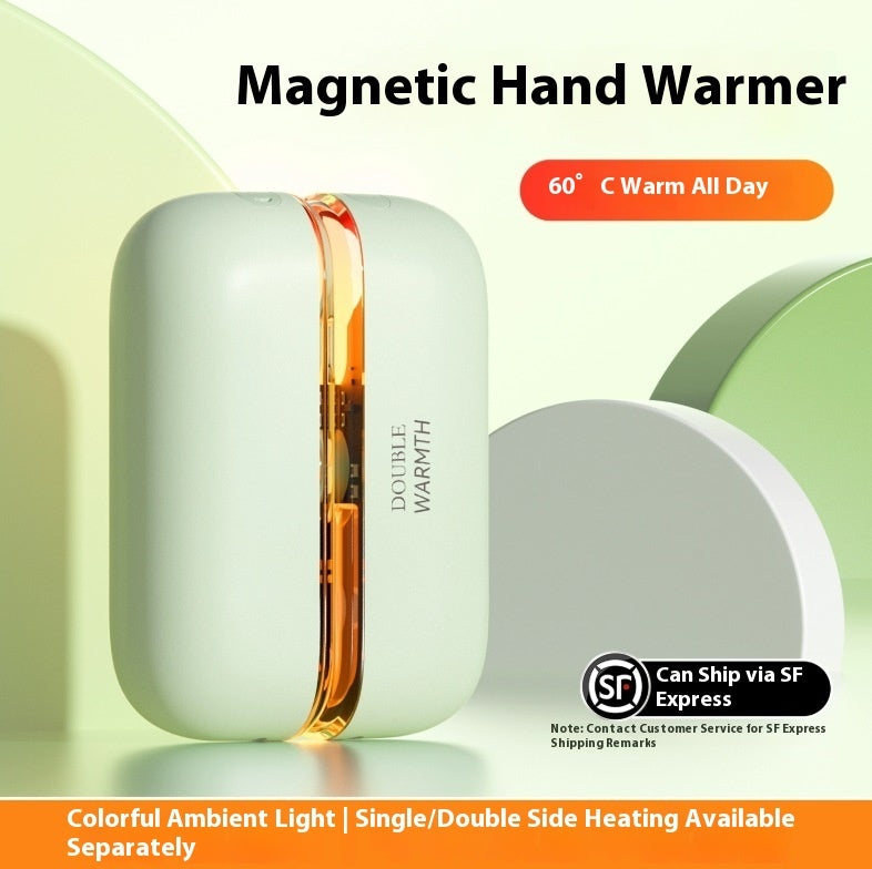 Magnetic Hand Warmer Rechargeable Mini-portable Heating