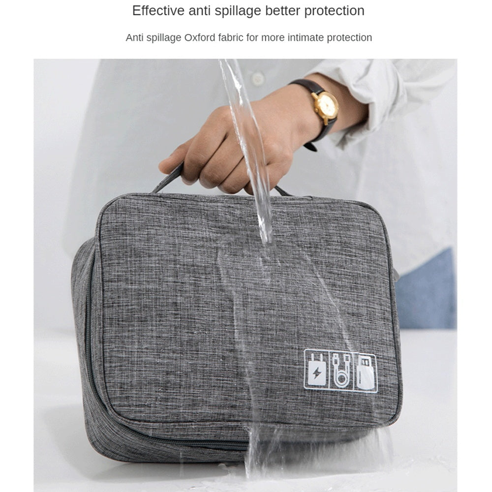 Electronic Accessories Travel Organizer Bag with DIY Compartments