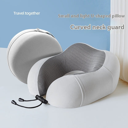 Magnetic Memory Foam Travel Pillow with Storage Bag | Volea