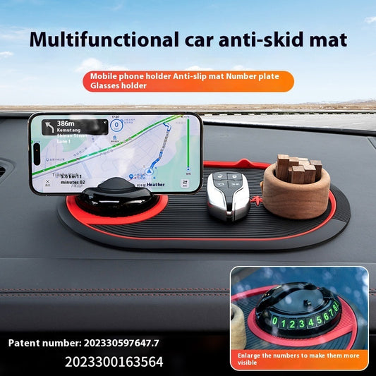 Multifunctional Four-in-one On-board Mobile Phone Skidproof Mat