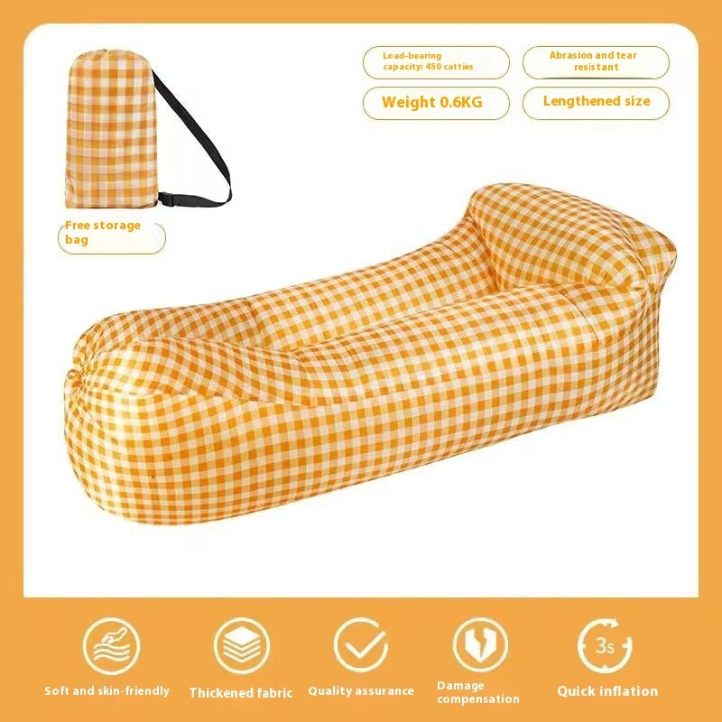 Portable Air Sofa Bed Inflatable Sofa Outdoor Lazy Airbed