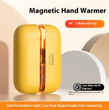 Magnetic Hand Warmer Rechargeable Mini-portable Heating